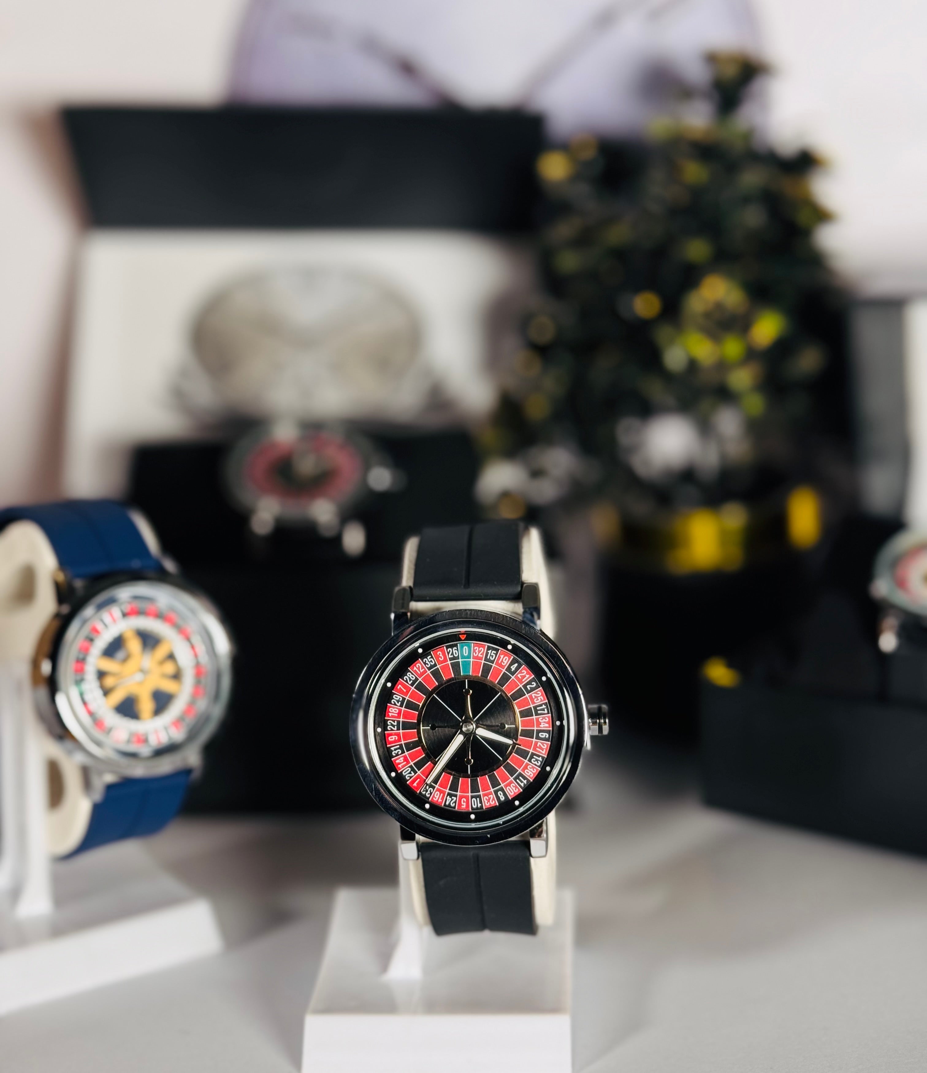 Casino Spinnable Dial Watch | Silicone Strap Watches | Luxury Timepiece | LegalWears